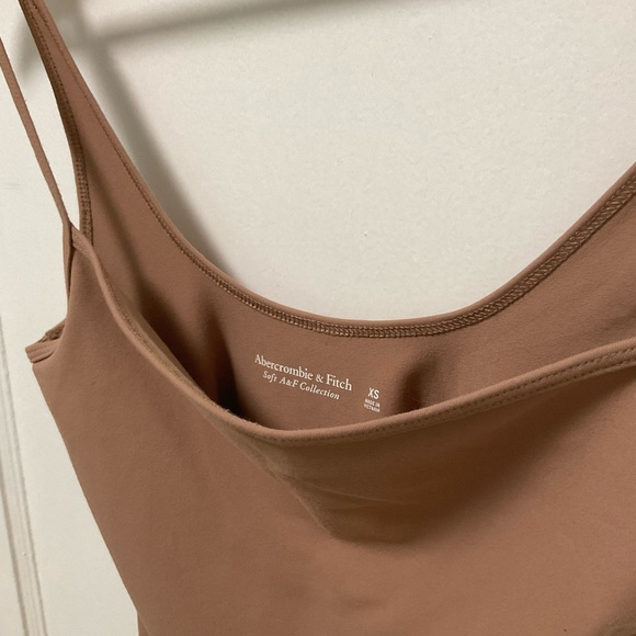 Buttery Soft Nude A&F Body Suit w/ Scooped Back and Square Neckline - Picture 2 of 3